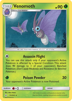 Venomoth 11/214 — Unbroken Bonds
