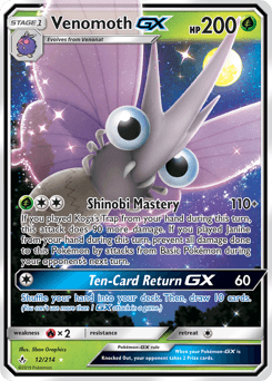 Venomoth-GX 12/214 — Unbroken Bonds