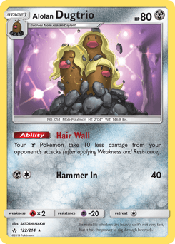Alolan Dugtrio 122/214 — Unbroken Bonds
