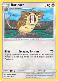 Raticate 144/214 — Unbroken Bonds