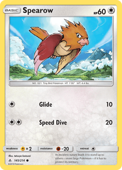 Spearow 145/214 — Unbroken Bonds