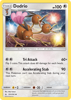 Dodrio 151/214 — Unbroken Bonds