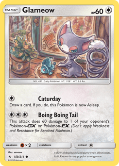 Glameow 159/214 — Unbroken Bonds