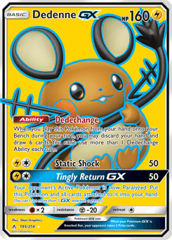 Dedenne-GX 195/214 — Unbroken Bonds