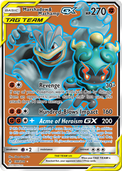 Marshadow & Machamp-GX 198/214 — Unbroken Bonds