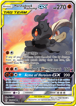 Marshadow & Machamp-GX 199/214 — Unbroken Bonds