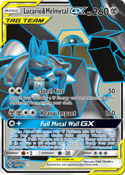 Lucario & Melmetal-GX 203/214 — Unbroken Bonds