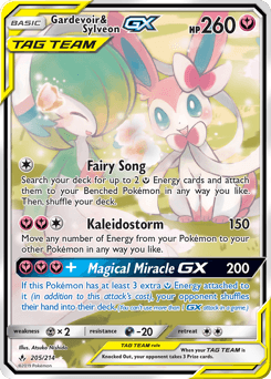Gardevoir & Sylveon-GX 205/214 — Unbroken Bonds