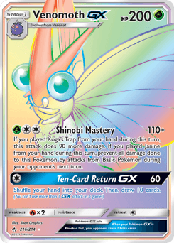 Venomoth-GX 216/214 — Unbroken Bonds