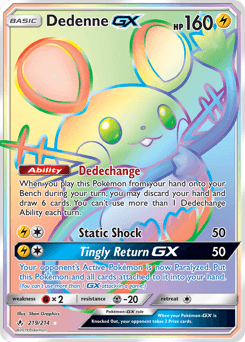 Dedenne-GX 219/214 — Unbroken Bonds