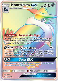 Honchkrow-GX 223/214 — Unbroken Bonds