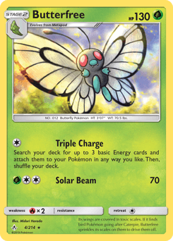Butterfree 4/214 — Unbroken Bonds