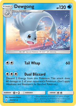 Dewgong 45/214 — Unbroken Bonds