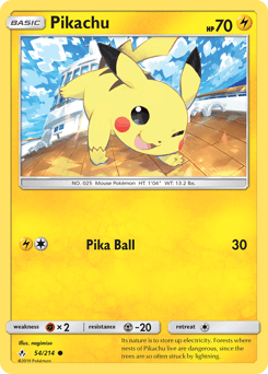 Pikachu 54/214 — Unbroken Bonds