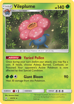 Vileplume 8/214 — Unbroken Bonds