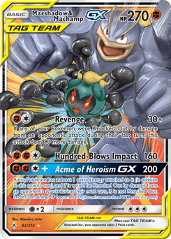 Marshadow & Machamp-GX 82/214 — Unbroken Bonds