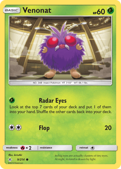 Venonat 9/214 — Unbroken Bonds