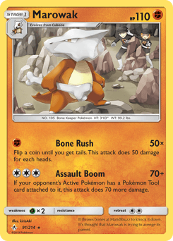 Marowak 91/214 — Unbroken Bonds