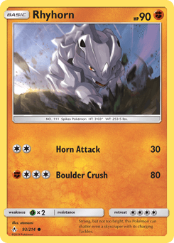 Rhyhorn 93/214 — Unbroken Bonds