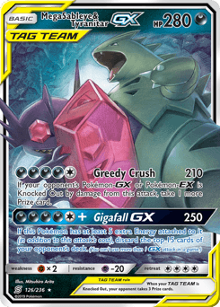 Mega Sableye & Tyranitar-GX 126/236 — Unified Minds