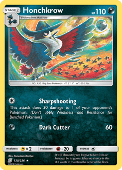 Honchkrow 130/236 — Unified Minds