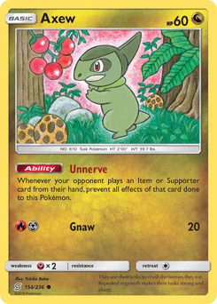 Axew 154/236 — Unified Minds