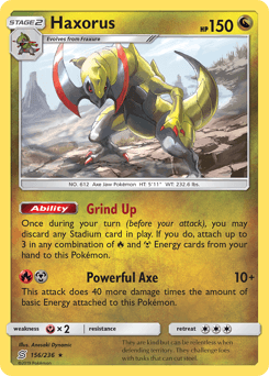 Haxorus 156/236 — Unified Minds