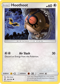 Hoothoot 165/236 — Unified Minds