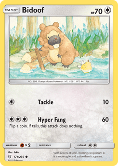 Bidoof 171/236 — Unified Minds