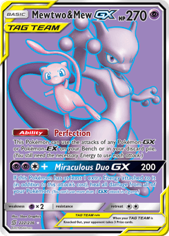 Mewtwo & Mew-GX 222/236 — Unified Minds