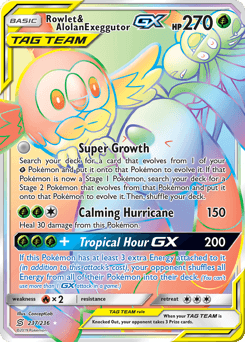 Rowlet & Alolan Exeggutor-GX 237/236 — Unified Minds