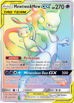 Mewtwo & Mew-GX 242/236 — Unified Minds