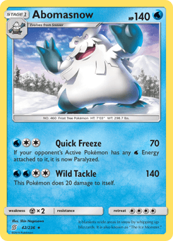Abomasnow 42/236 — Unified Minds