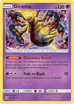 Giratina Pokémon card