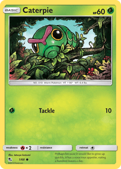 Caterpie 1/68 — Hidden Fates