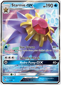Starmie-GX 14/68 — Hidden Fates