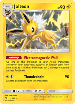 Jolteon 23/68 — Hidden Fates