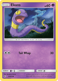 Ekans 26/68 — Hidden Fates
