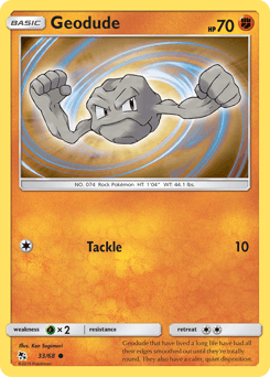Geodude 33/68 — Hidden Fates
