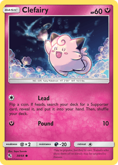 Clefairy 38/68 — Hidden Fates