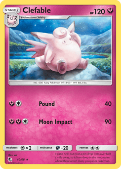 Clefable 40/68 — Hidden Fates