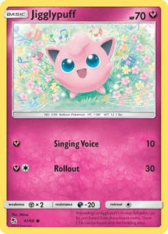 Jigglypuff 41/68 — Hidden Fates
