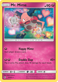 Mr. Mime 43/68 — Hidden Fates