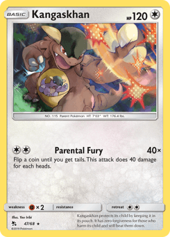 Kangaskhan 47/68 — Hidden Fates