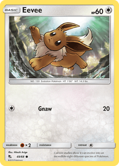 Eevee 49/68 — Hidden Fates