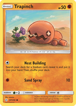 Trapinch 107/236 — Cosmic Eclipse