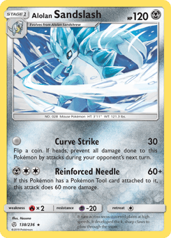 Alolan Sandslash 138/236 — Cosmic Eclipse