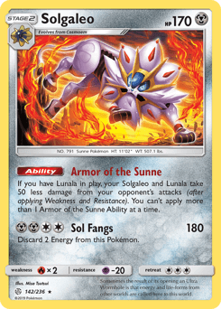 Solgaleo 142/236 — Cosmic Eclipse
