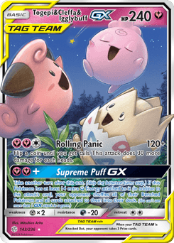 Togepi & Cleffa & Igglybuff-GX 143/236 — Cosmic Eclipse
