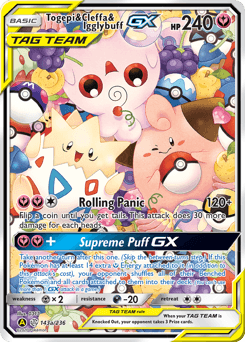 Togepi & Cleffa & Igglybuff-GX 143a/236 — Cosmic Eclipse